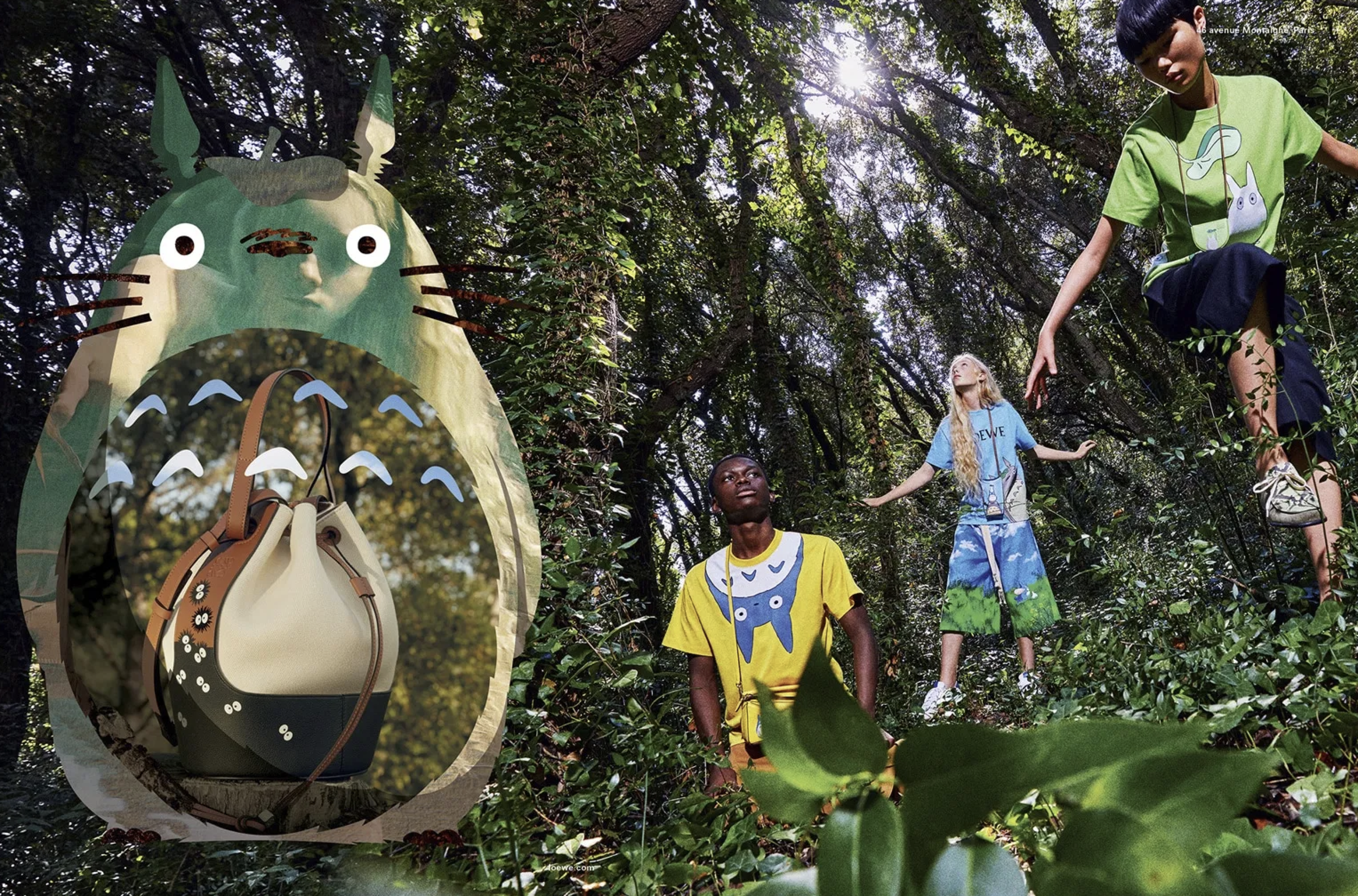 The Loewe x My Neighbor Totoro capsule collectionより