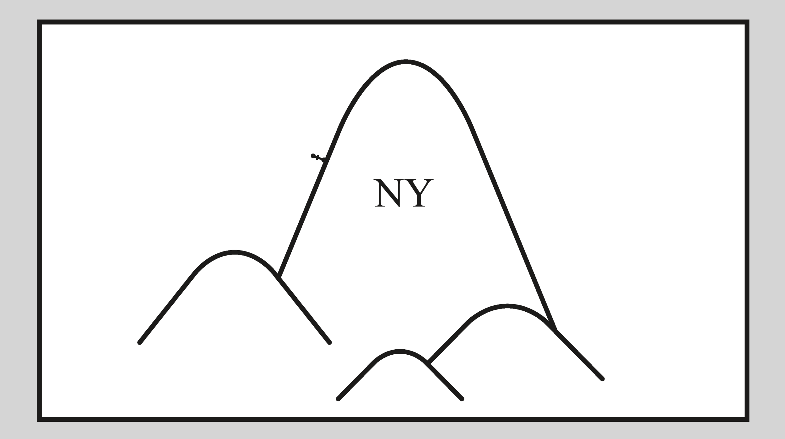 今、NYという山を登っています。